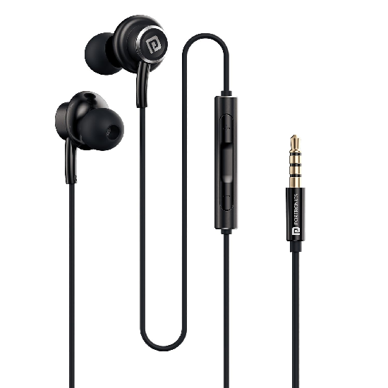 Portronics Conch Sigma 3.5mm Aux Wired Earphones
